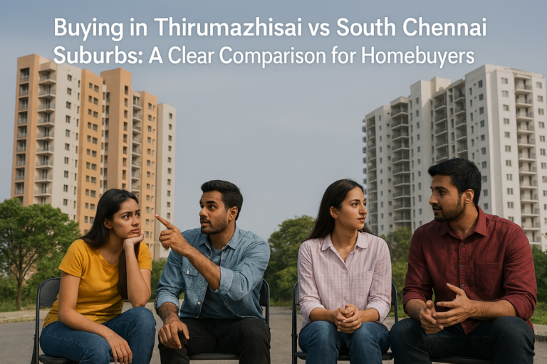 Buying in Thirumazhisai vs South Chennai Suburbs: A Clear Comparison for Homebuyers